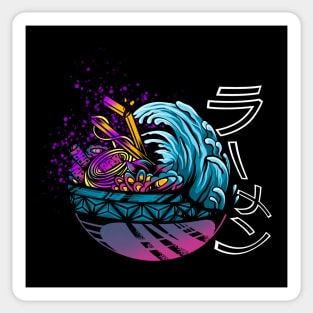 Waves Ramen Sticker